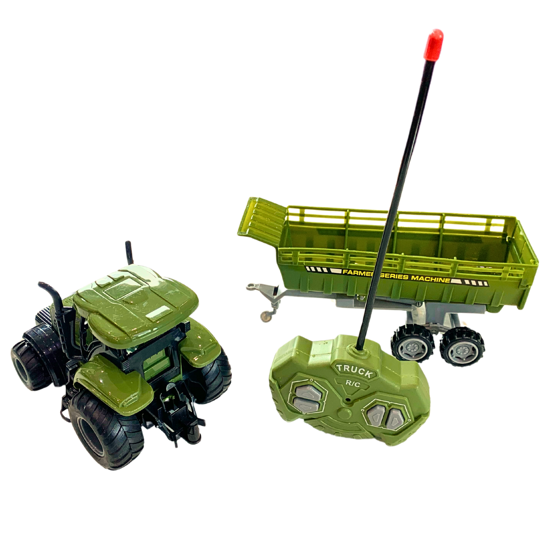 Traktor na daljinski sa prikolicom