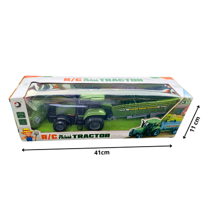 Traktor na daljinski sa prikolicom