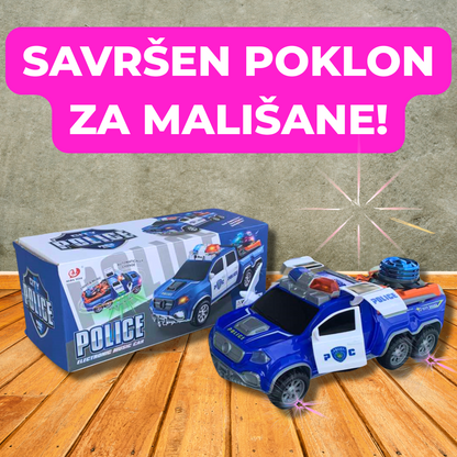 Policijski džip sa svetlom i muzikom