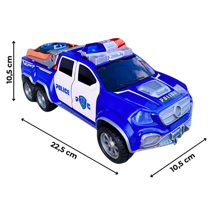 Policijski džip sa svetlom i muzikom