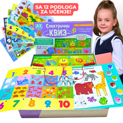Električni kviz Životinje-edukativna igračka