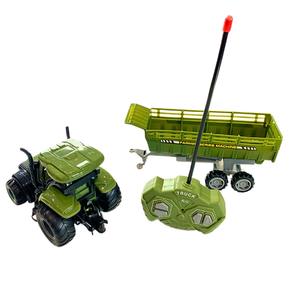 Traktor na daljinski sa prikolicom